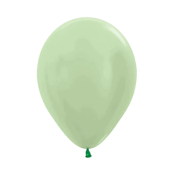 Globo Verde Satin R12 x 50 Unidades Sempertex