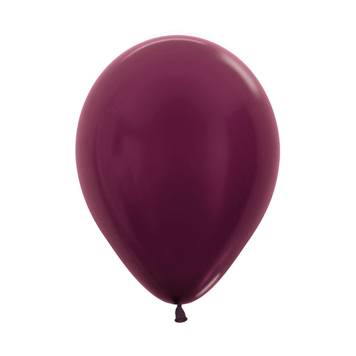 Globo Vinotinto metal R9 X 20 Unidades Sempertex