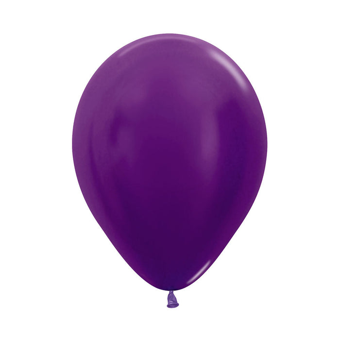 Globo Violeta Metal R9 X 20 Unidades Sempertex