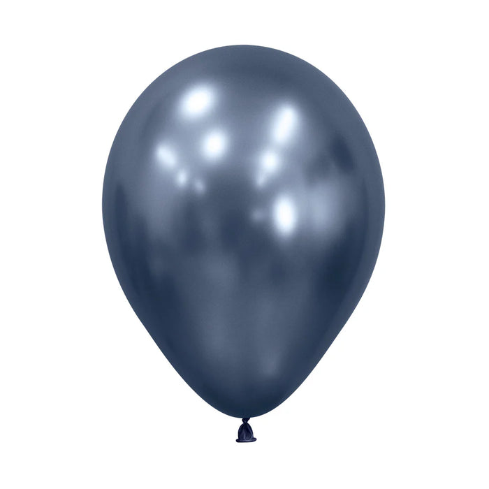 Globo Azul Galaxy Reflex R12 x 50 Unidades Sempertex