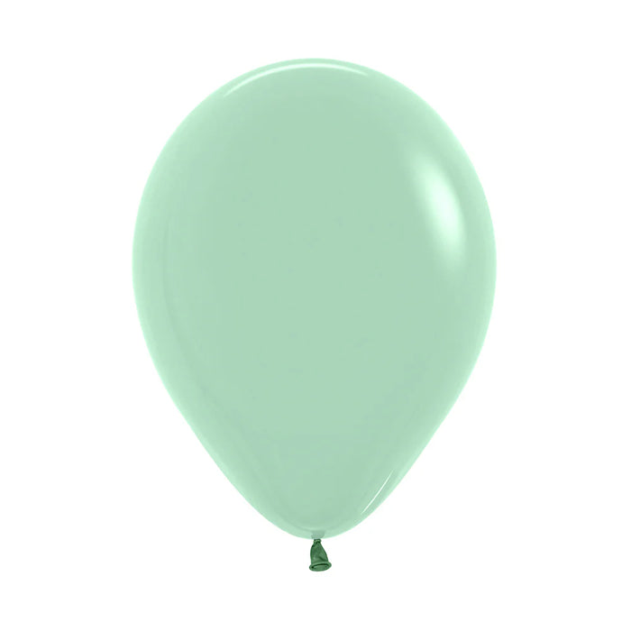 Globo Té Verde Pastel Dusk R12 X 50 Unidades Sempertex