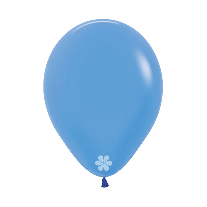 Globo Azul Neon R12 X 50 Unidades Sempertex
