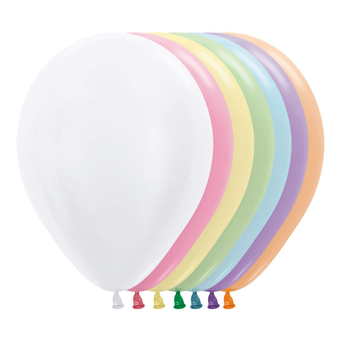 Globo Surtido Satin R12 X 12 Unidades Sempertex