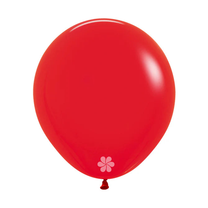 Globo Rojo Fashion R18 x 6 Unidades Sempertex