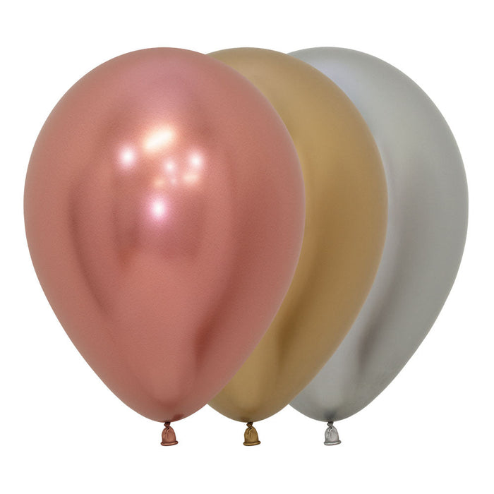 Globo Surtido Deluxe Reflex R12 x 12 Unidades Sempertex