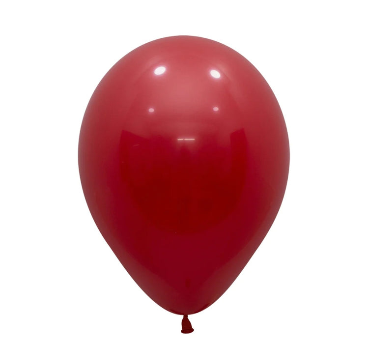 Globo Rojo Imperial Fashion R12 x 50 Unidades Sempertex
