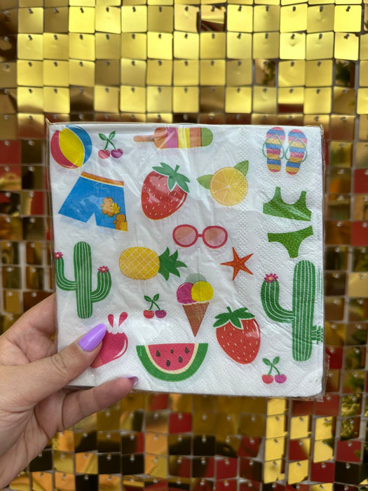 Servilleta Pequeña Fiesta Mexicana Tropical X 20 Unidades