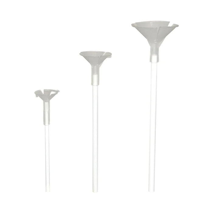 Porta Globos Blanco Para Globo Mylar 5" X 50 Unidades