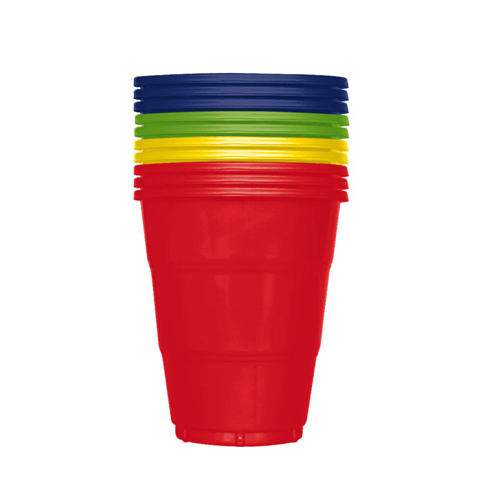 Vaso Deluxe Oxo 7 Oz Multicolor x 10 Unidades Sempertex