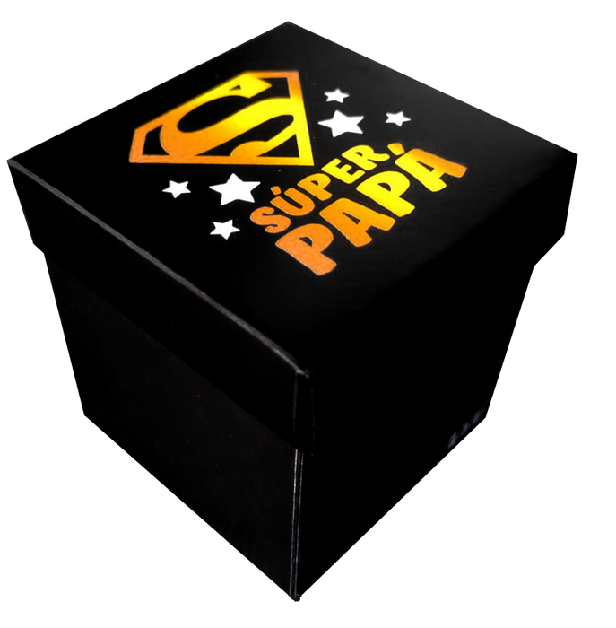 Caja Tapa Mini Super Papá x 1 unidad
