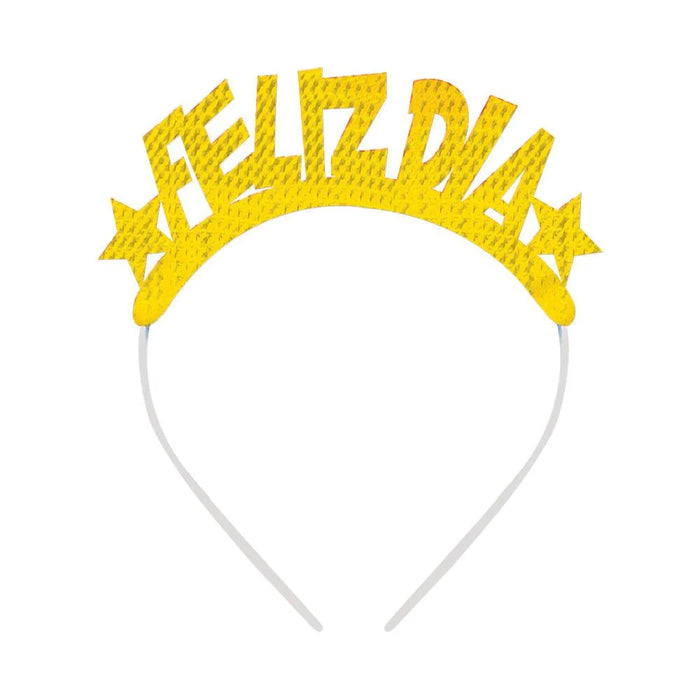 Tiara Feliz Dia X 4 Unidades Sempertex
