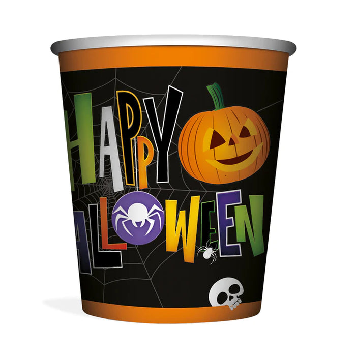 Vaso Happy Halloween x 8 Sempertex