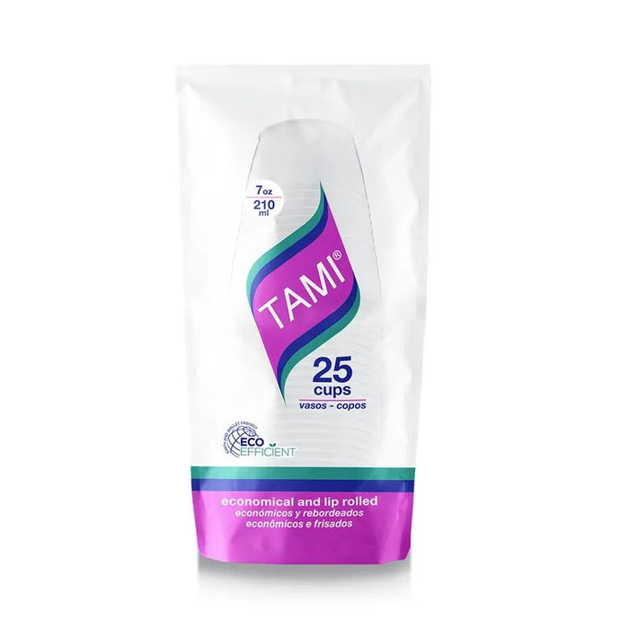 Vaso Desechable Opal 7 Oz X 25 Unidades Tami