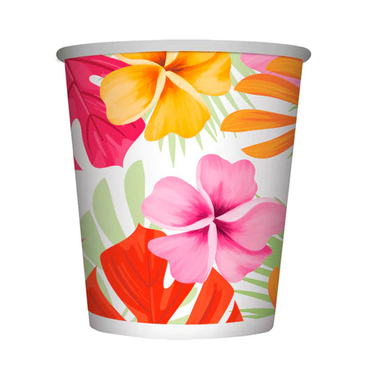 Vaso 9 Oz Paraiso Tropical X 8 Unidades Sempertex