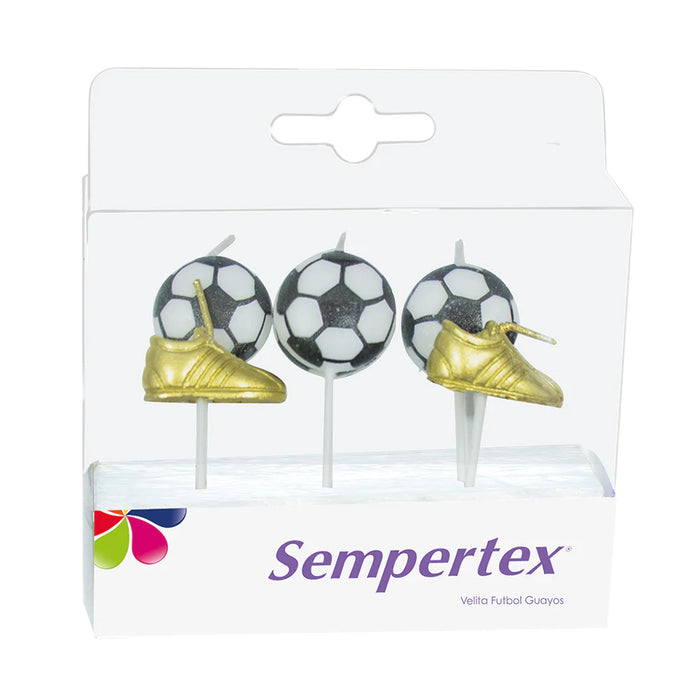 Velita Futbol Guayos x 1 Unidad Sempertex