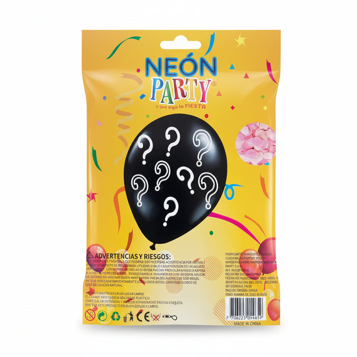 Globo Látex Revelación Confetti Rosado 20” x 1 Unidad