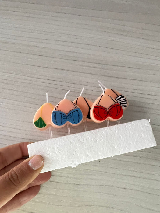 Vela para adulto X 5 unidades