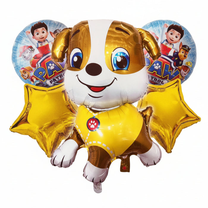 Bouquet Rubble Paw Patrol x 5 Piezas