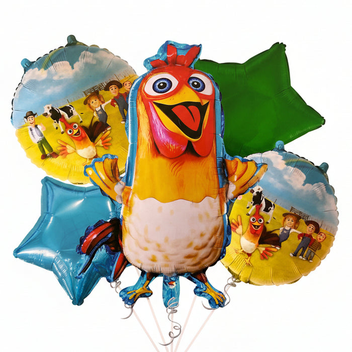 Bouquet de Globos Bartolito la Granja de Zenón x 5 Piezas