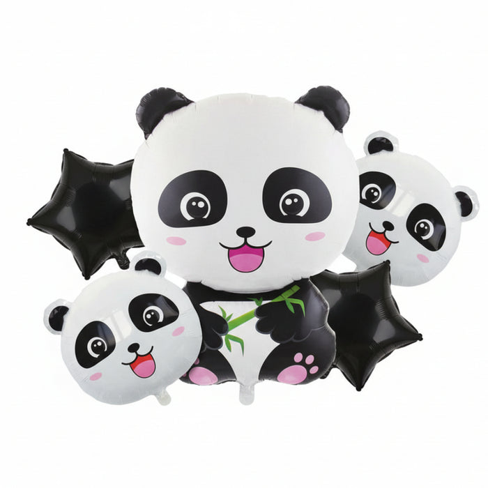 Bouquet de Globos Oso Panda x 5 Piezas