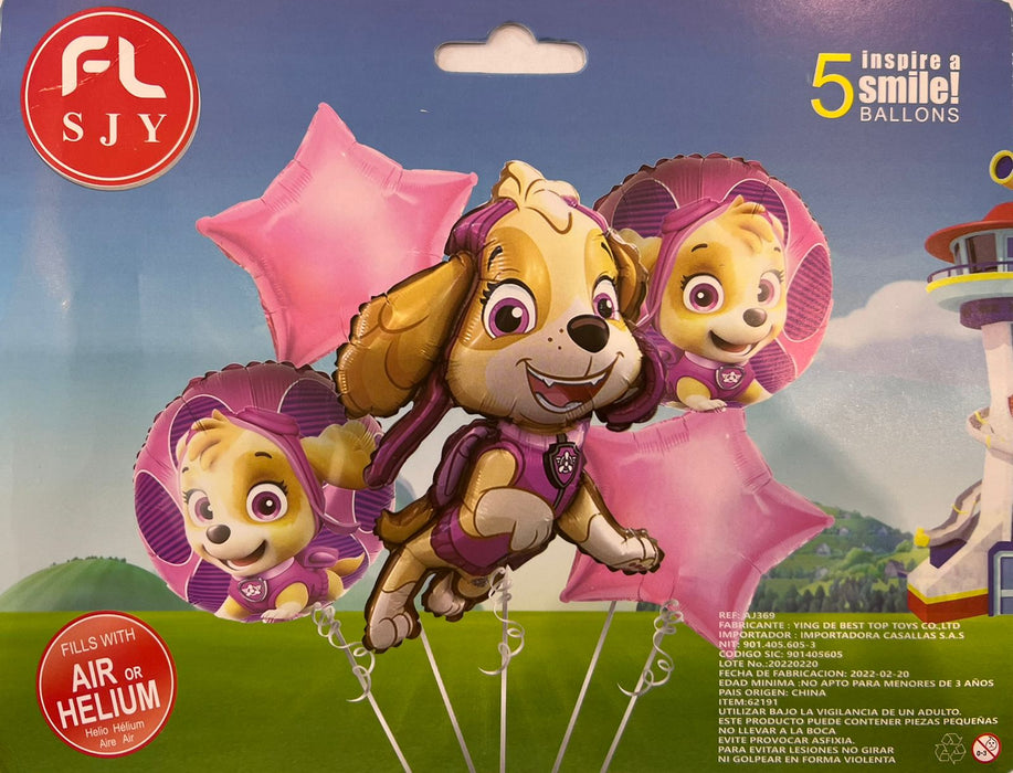 Bouquet Paw Patrol Skye 5 Piezas Ref.1