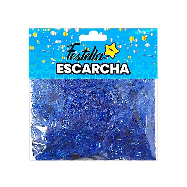 Escarcha Azul Cabello de Angel Para Globo 20 Gr x 1 Unidad