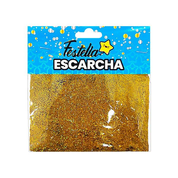 Escarcha Doarada Cabello de Angel Para Globo 20 Gr x 1 Unidad