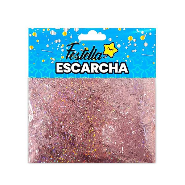 Escarcha Rosada Cabello de Angel Para Globo 20 Gr x 1 Unidad