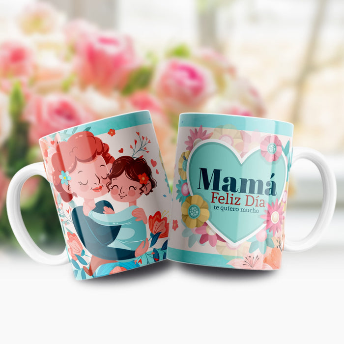Mug Feliz Dia De La Madre 11 Oz Ref. 74 x 1 Unidad