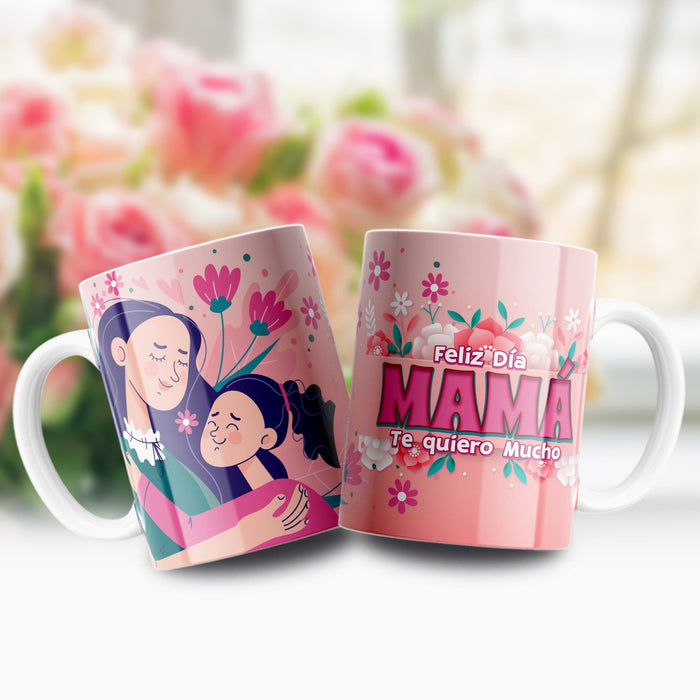 Mug Feliz Dia De La Madre 11 Oz Ref. 73 x 1 Unidad