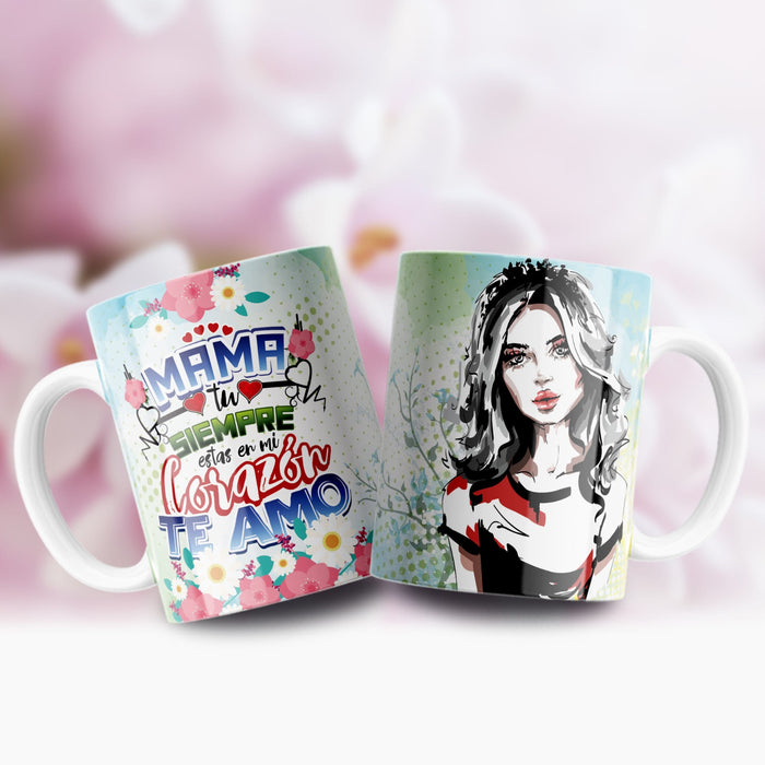 Mug Feliz Dia De La Madre 11 Oz Ref. 110 x 1 Unidad