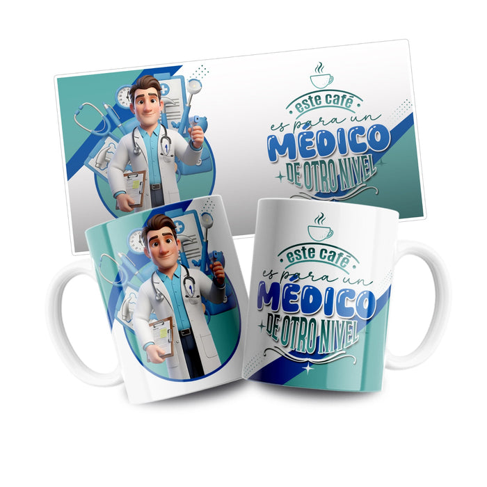 Mug Profesion 11 Oz Medico x 1 Unidad