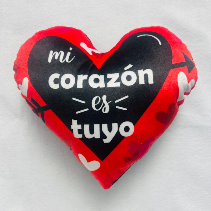 Cojin Mediano Mi Corazon es Tuyo x 1 Unidad