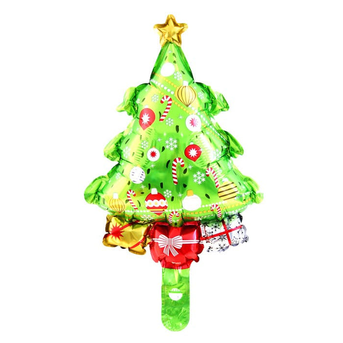 Globo Metalizado Arbol de Navidad 10" x 1 Unidad