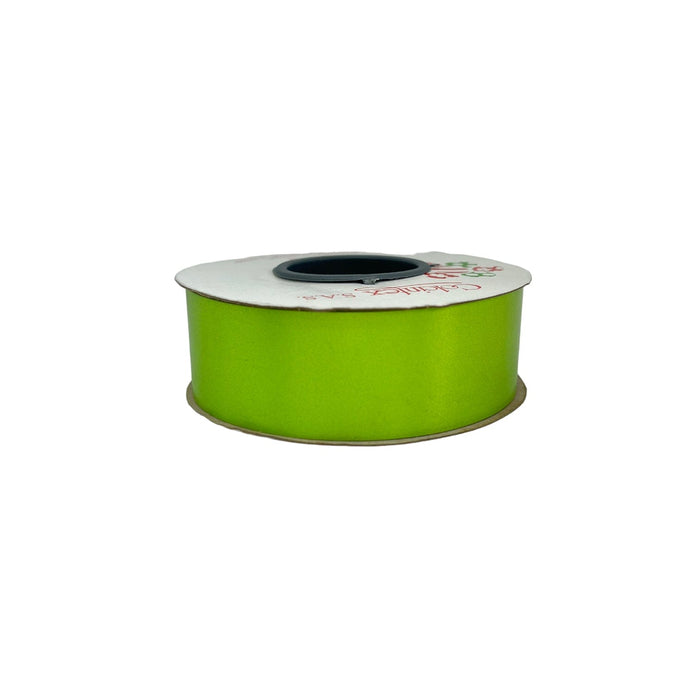 Cinta Decorativa Papel Moños Color Verde Lima 3 cm x 50 metros
