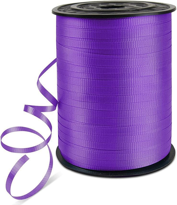 Cinta Decorativa Corrugada Moños Color Lila 1 cm x 500 metros
