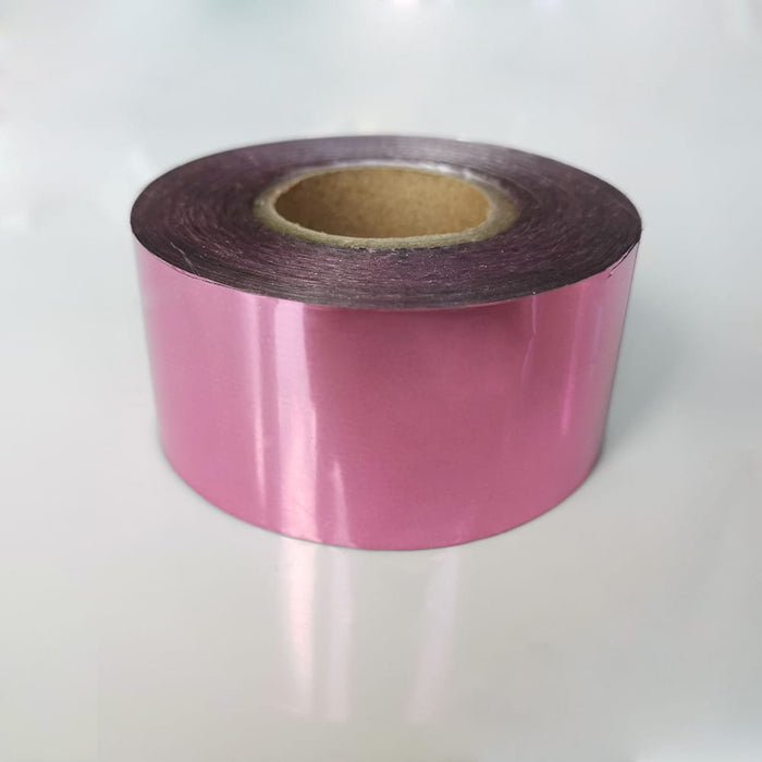 Cinta Decorativa Papel Moños Color Rosado Metalizado 3 cm x 25 metros