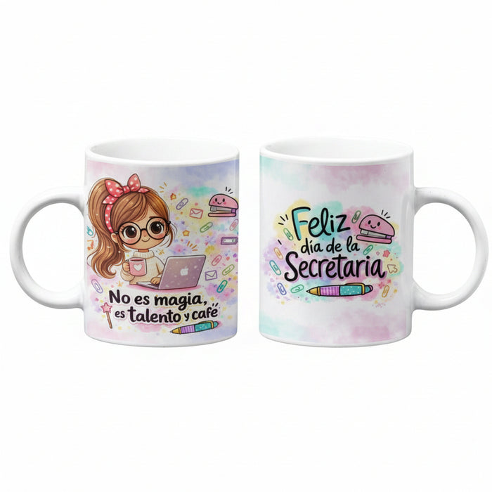 Mug Feliz Dia De La Secretaria 11 Oz Ref. 1 x 1 Unidad