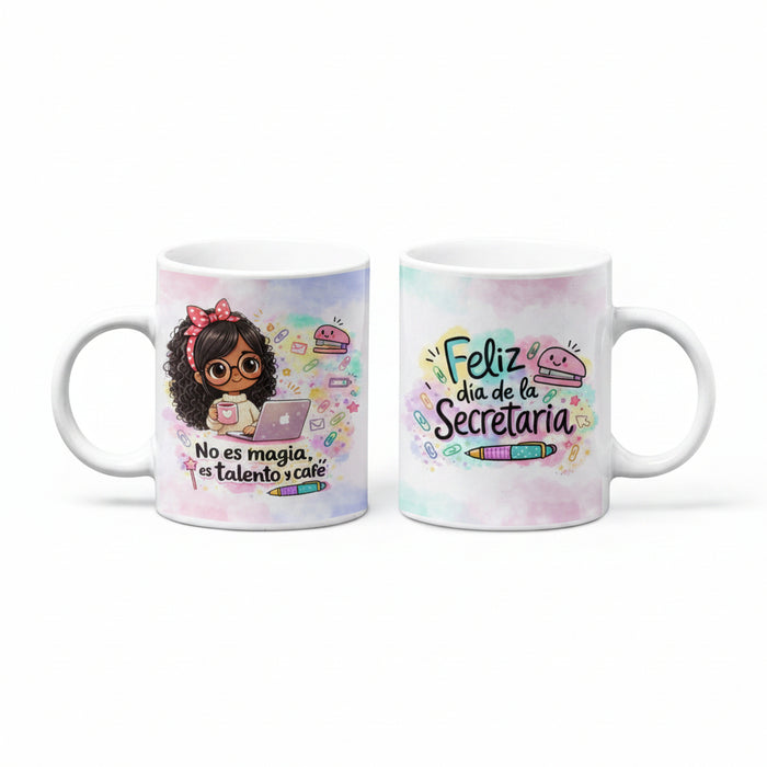 Mug Feliz Dia De La Secretaria 11 Oz Ref. 3 x 1 Unidad