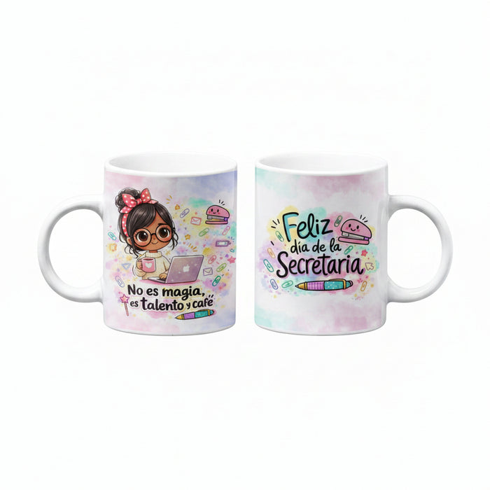 Mug Feliz Dia De La Secretaria 11 Oz Ref. 4 x 1 Unidad