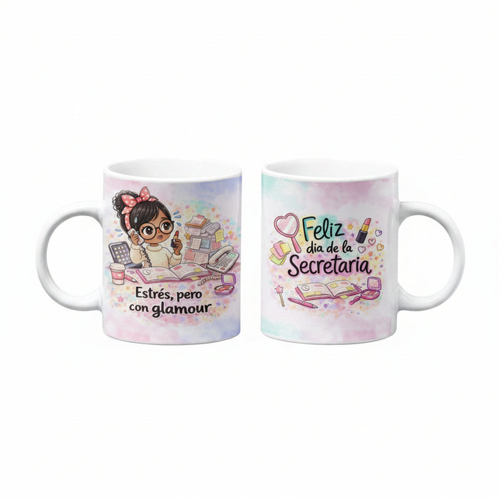 Mug Feliz Dia De La Secretaria 11 Oz Ref. 7 x 1 Unidad