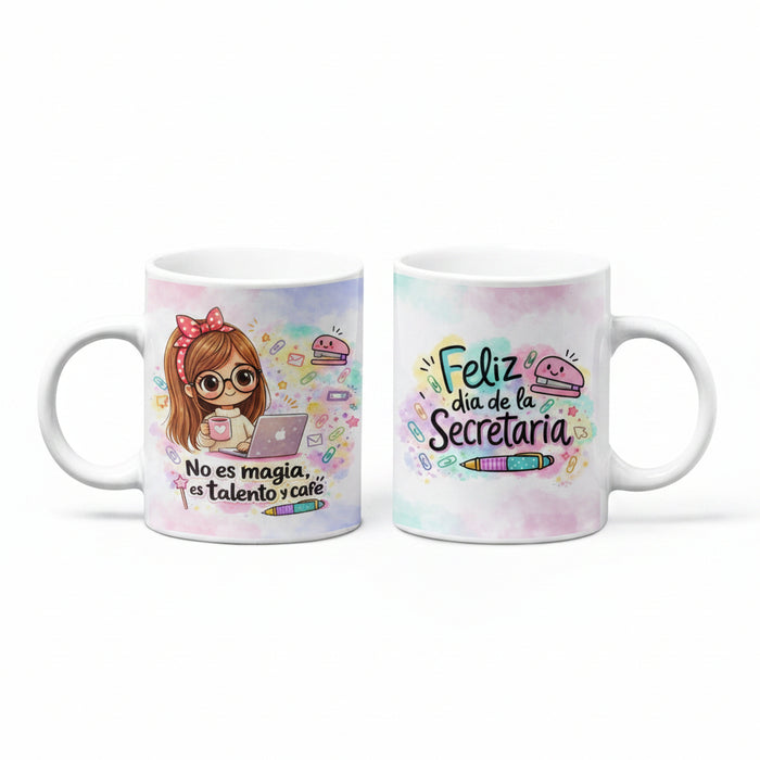 Mug Feliz Dia De La Secretaria 11 Oz Ref. 2 x 1 Unidad