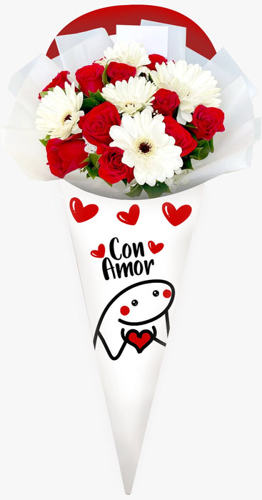 Caja Capuchón Premium Flork Con Amor  x 1 Unidad