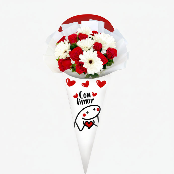 Caja Capuchón Premium Flork Con Amor  x 1 Unidad
