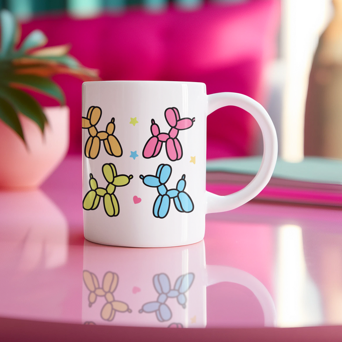 Mug Perro Globo 11 Oz Ref. 2 x 1 Unidad