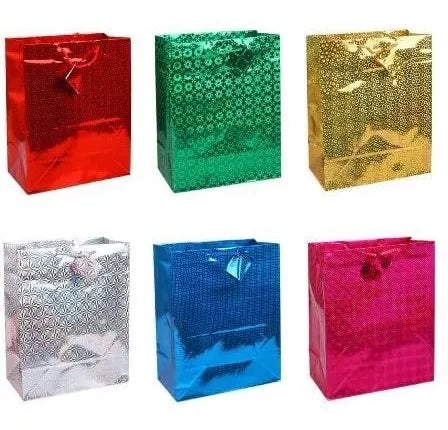Bolsa de Regalo Holográfico 27 X 23 CM x 1 Unidad