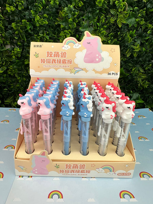 Borrador de esfero Unicornio Rosado x 1