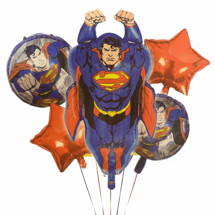 Bouquet de Globos Superman X 5 Piezas Festella