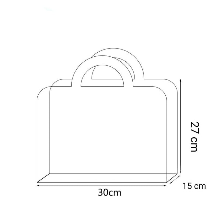 Caja Cartera en Acetato Transparente Ref. 1 x 1 Unidad