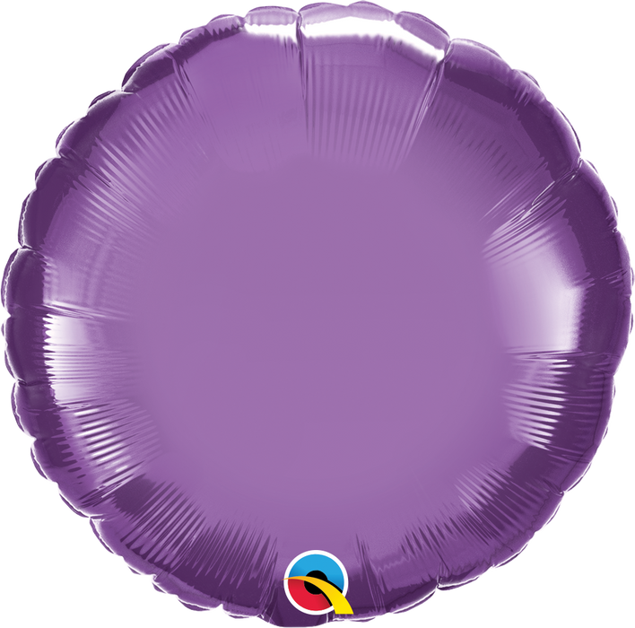 Globo Metalizado Redondo Chrome Purple 18" Qualatex